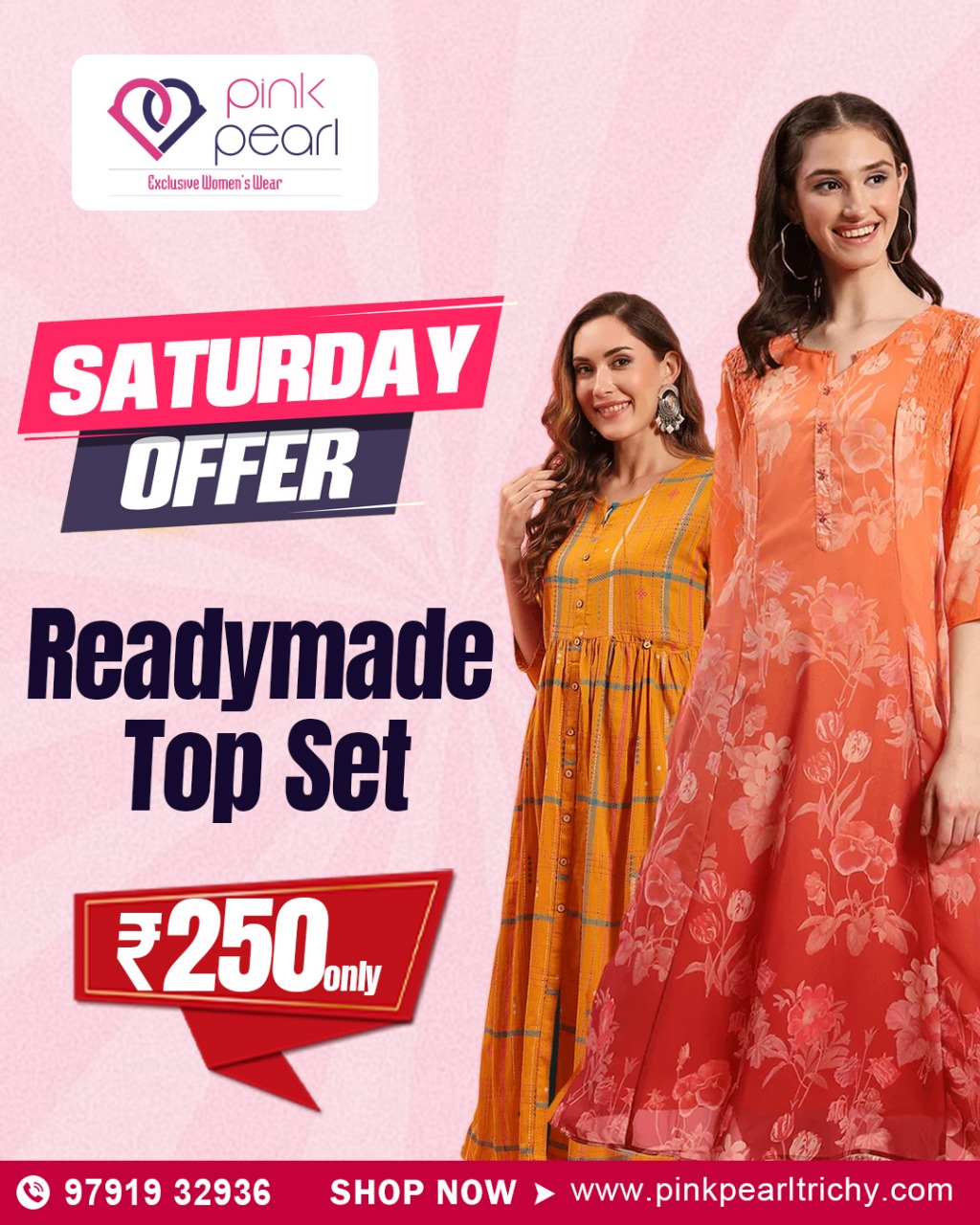 Saturday Offer - Readymad Top Set 
